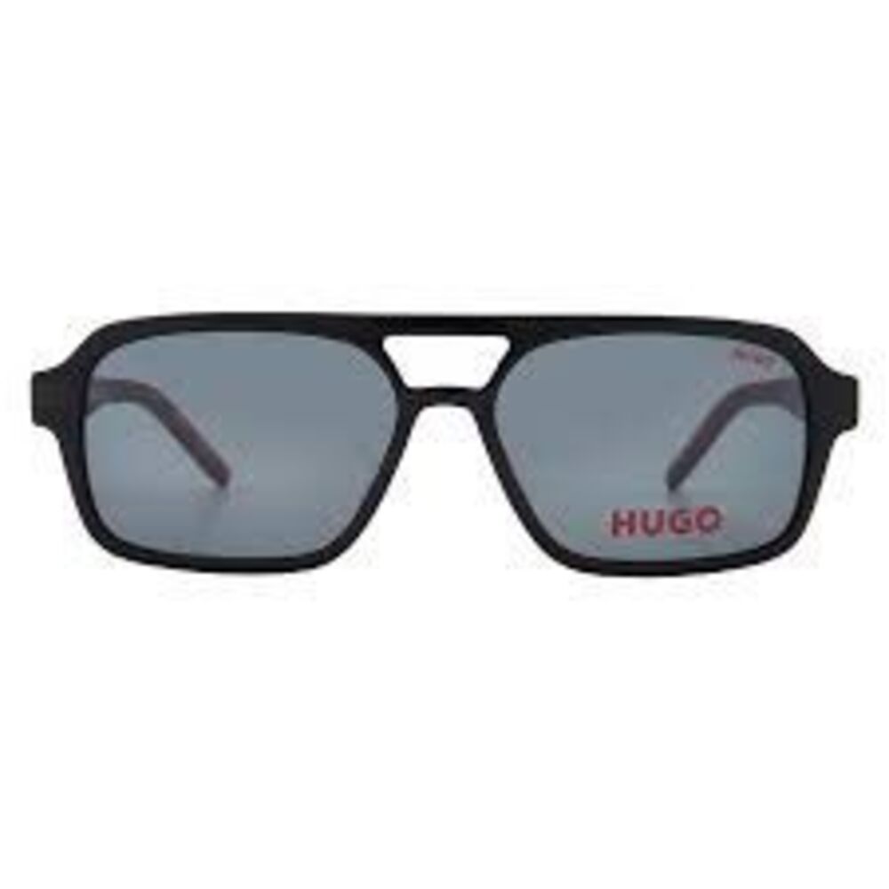 Hugo Boss Navigator Men's Sunglasses Model HG 1241/S Black Double Bridge Frame